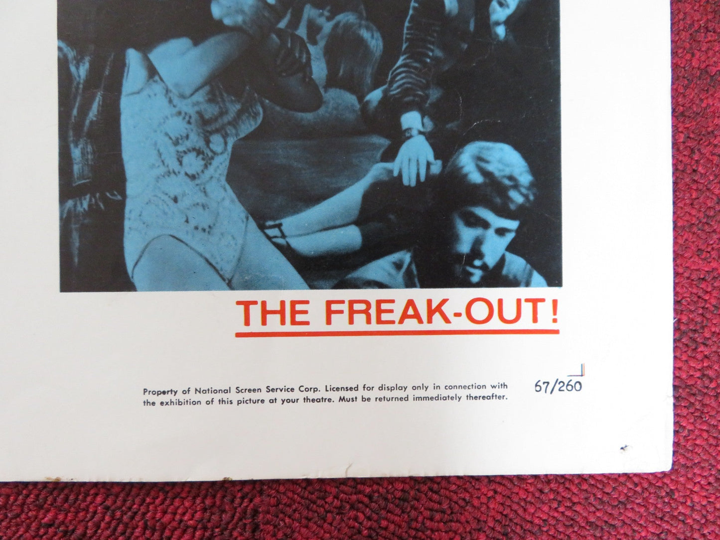 THE LOVE - INS US HALF SHEET (22"x 28") POSTER RICHARD TODD JAMES MACARTHUR 1967 Rendezvous Cinema Movie posters