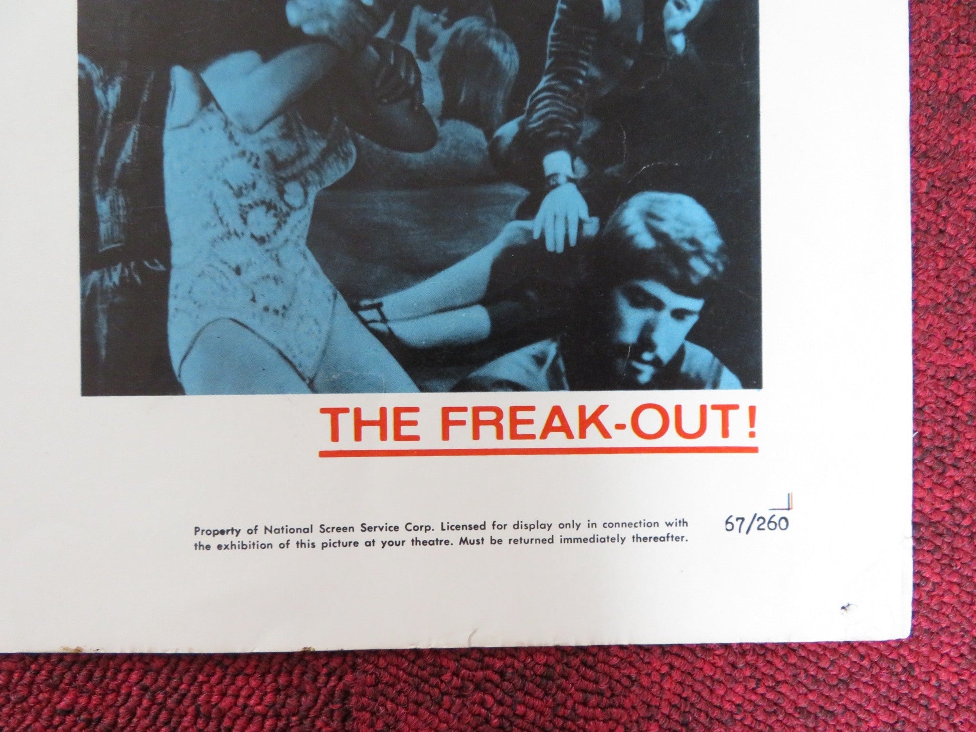 THE LOVE - INS US HALF SHEET (22"x 28") POSTER RICHARD TODD JAMES MACARTHUR 1967 Rendezvous Cinema Movie posters