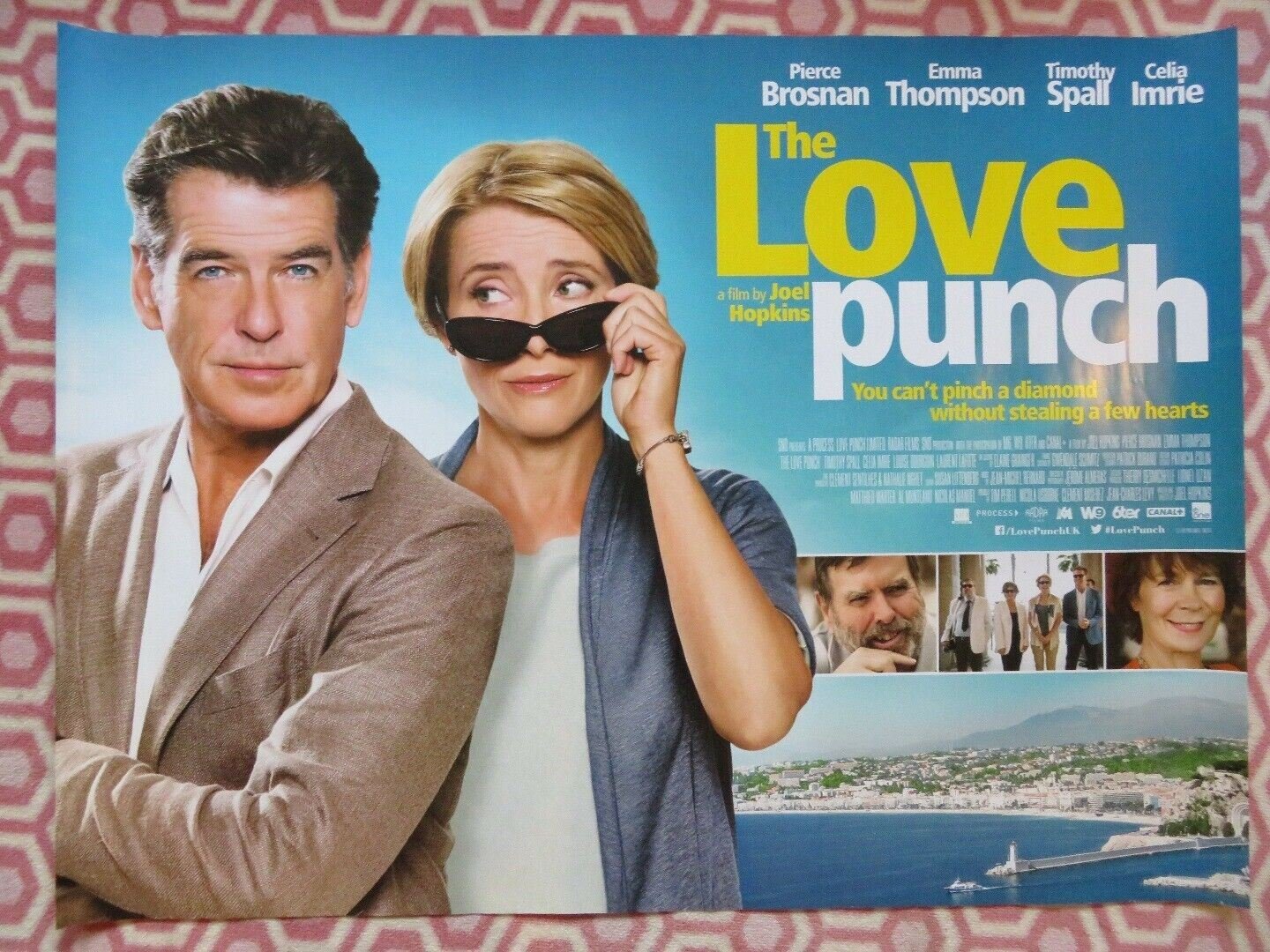 THE LOVE PUNCH QUAD (30"x 40") ROLLED POSTER PIERCE BROSNAN EMMA THOMPSON 2013 Rendezvous Cinema Movie posters