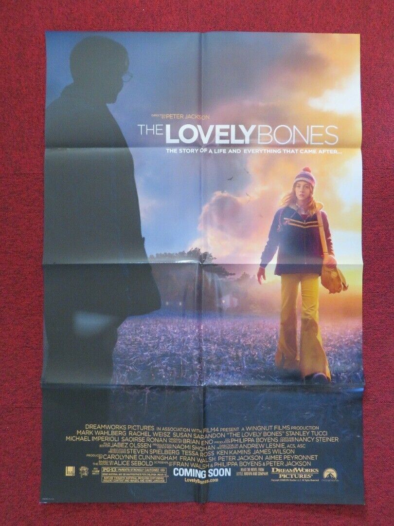 THE LOVELY BONES FOLDED US ONE SHEET POSTER PETER JACKSON MARK WAHLBERG 2009 Movie posters