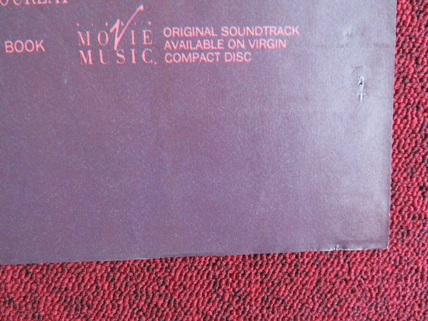 THE LOVER UK QUAD POSTER JEANNE MOREAU JANE MARCH 1992 - Rendezvous Cinema