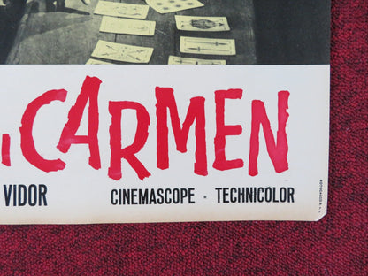 THE LOVES OF CARMEN - B ITALIAN FOTOBUSTA POSTER RITA HAYWORTH GLENN FORD R1960S Rendezvous Cinema Movie posters