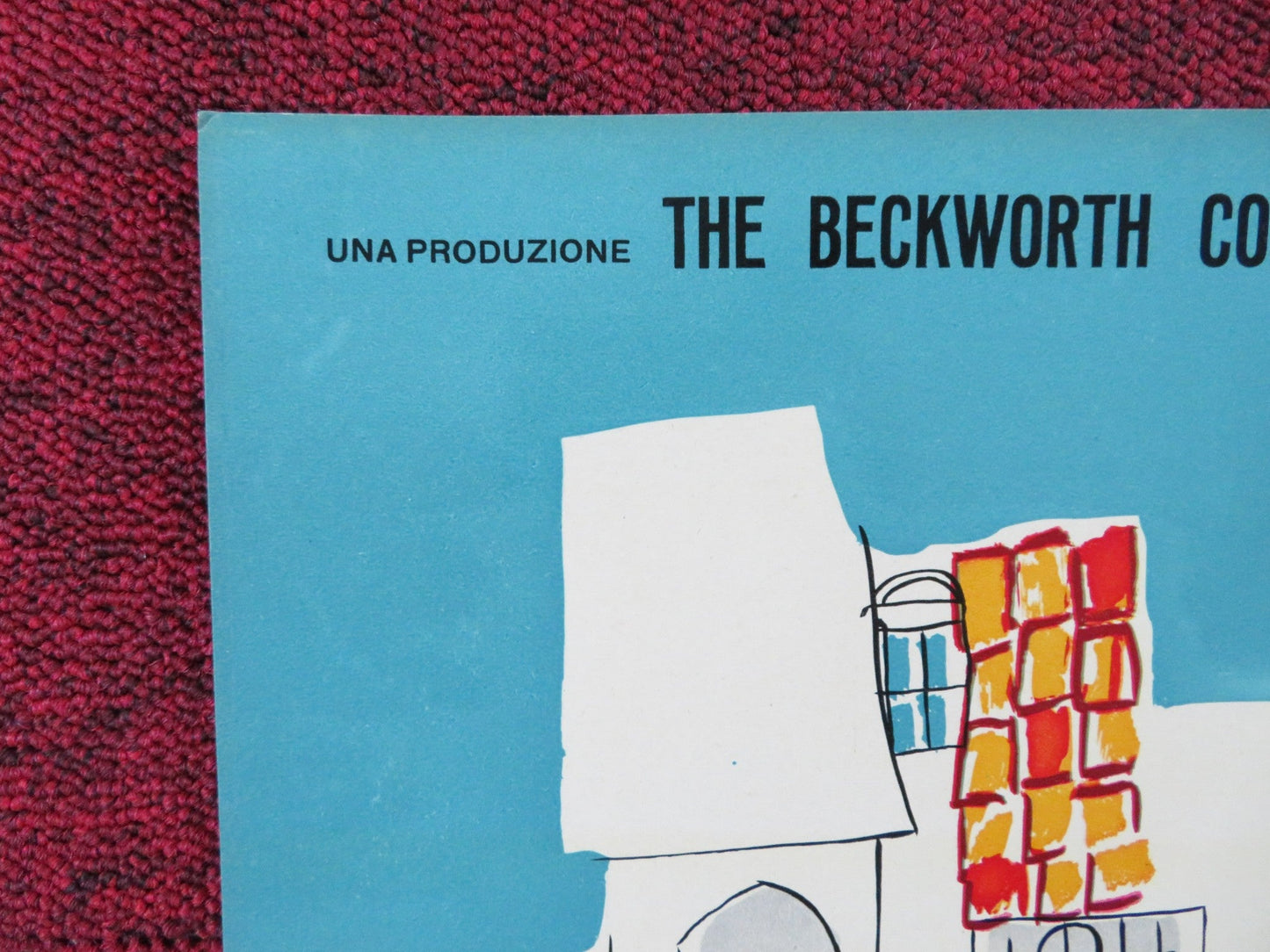 THE LOVES OF CARMEN - B ITALIAN FOTOBUSTA POSTER RITA HAYWORTH GLENN FORD R1960S Rendezvous Cinema Movie posters