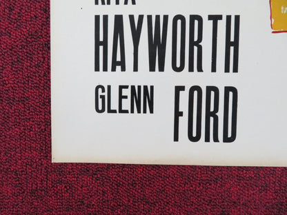 THE LOVES OF CARMEN - B ITALIAN FOTOBUSTA POSTER RITA HAYWORTH GLENN FORD R1960S Rendezvous Cinema Movie posters