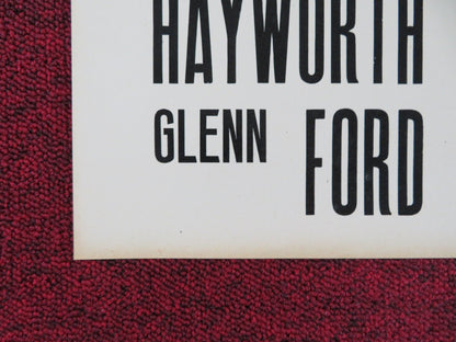 THE LOVES OF CARMEN - C ITALIAN FOTOBUSTA POSTER RITA HAYWORTH GLENN FORD R1960S Rendezvous Cinema Movie posters