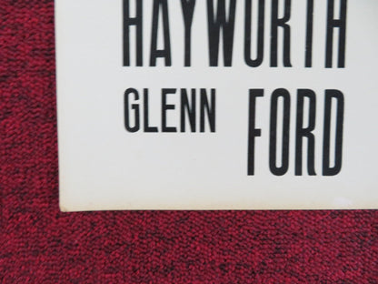 THE LOVES OF CARMEN - G ITALIAN FOTOBUSTA POSTER RITA HAYWORTH GLENN FORD R1960S Rendezvous Cinema Movie posters