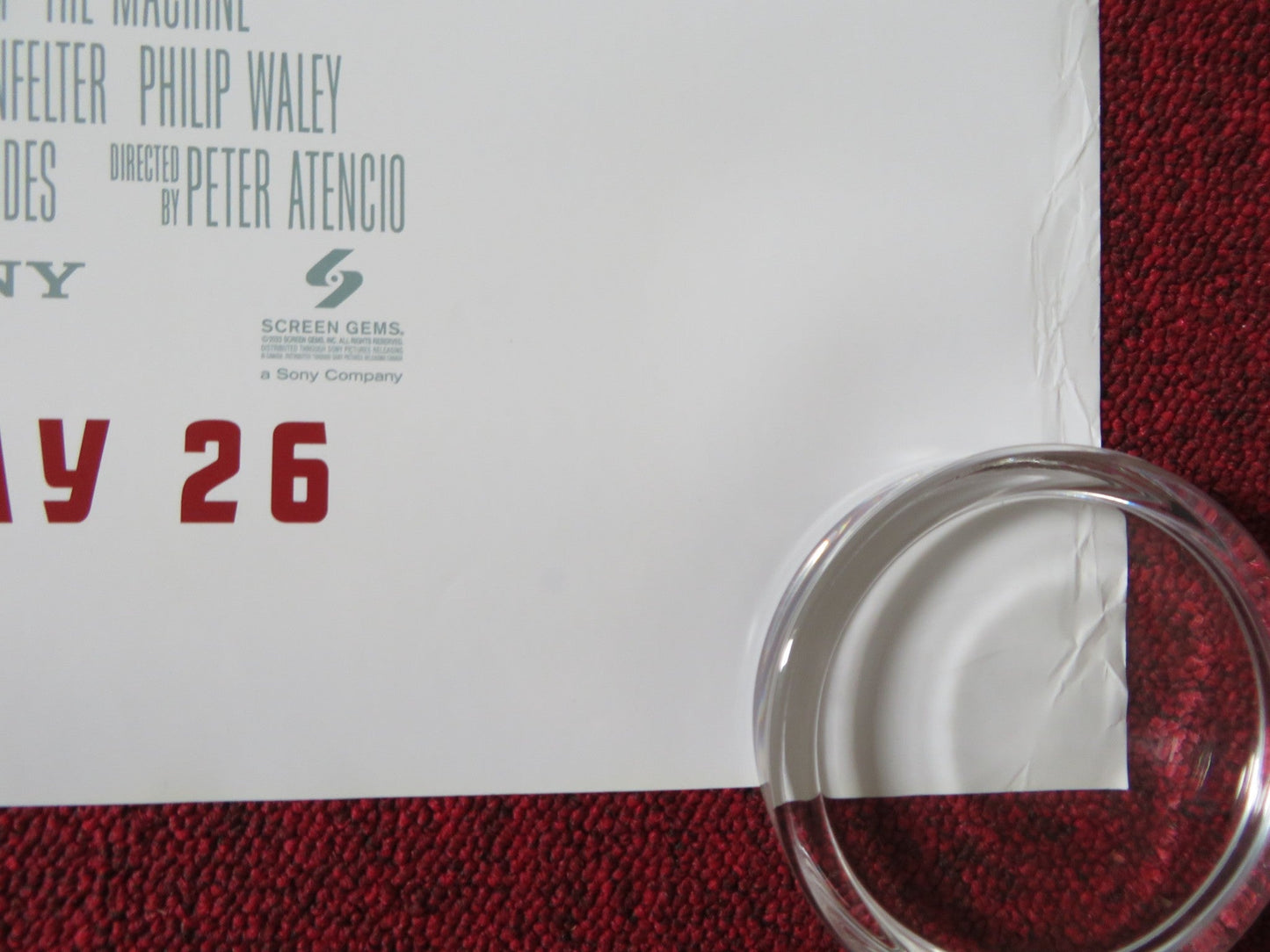 THE MACHINE US ONE SHEET ROLLED POSTER BERT KREISCHER MARK HAMILL 2023 Rendezvous Cinema Movie posters