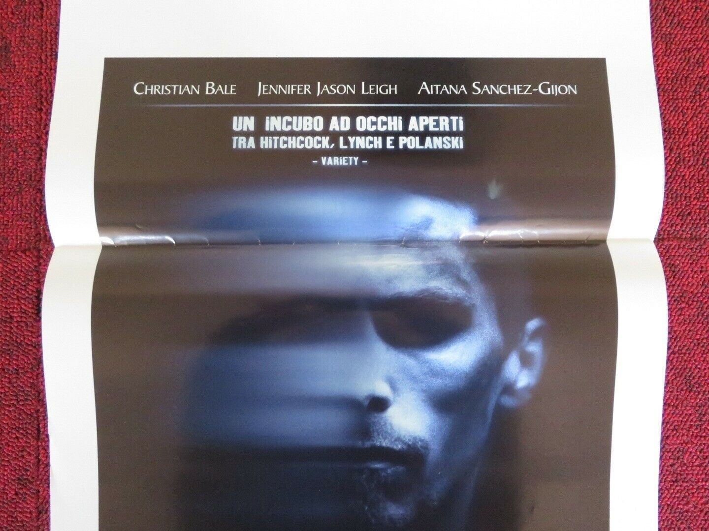 THE MACHINIST ITALIAN LOCANDINA (27.5"x13") POSTER CHRISTIAN BALE 2004 Movie posters