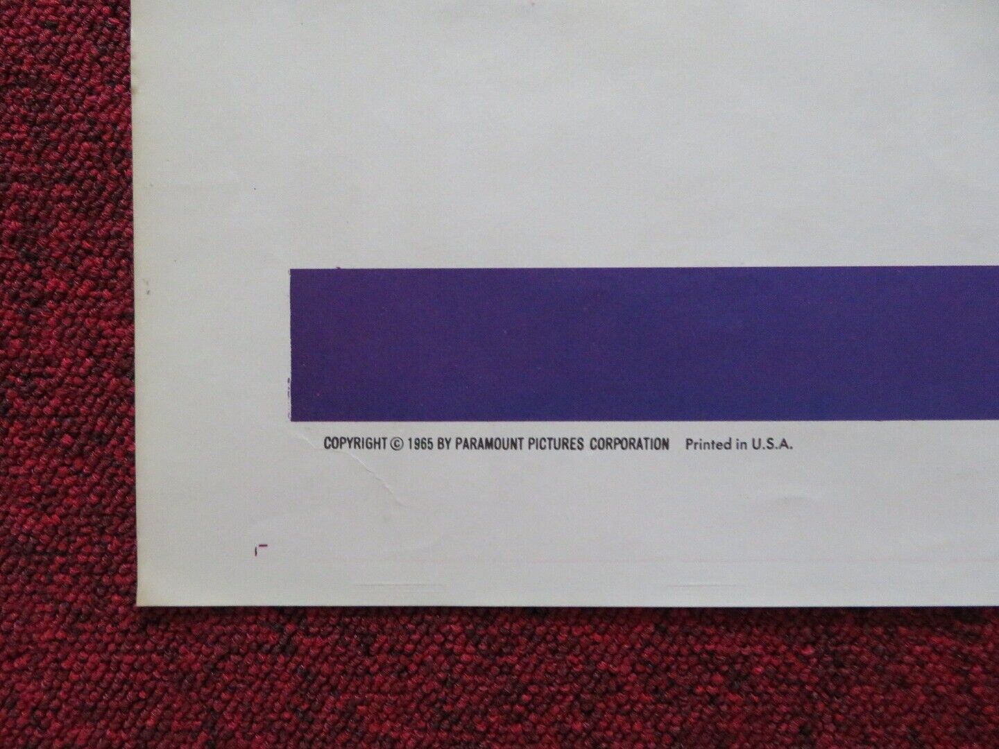 THE MAD EXECUTIONERS FOLDED US ONE SHEET POSTER HANSJORG FELMY MARIA PERSCHY '65 Movie posters