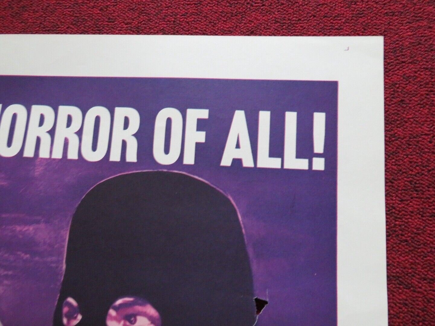 THE MAD EXECUTIONERS FOLDED US ONE SHEET POSTER HANSJORG FELMY MARIA PERSCHY '65 Movie posters