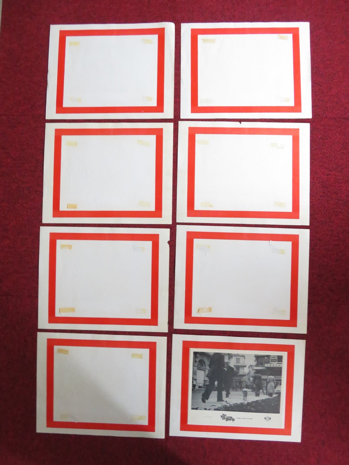 THE MAD EXECUTIONERS US LOBBY CARD FULL SET HANSJORG FELMY MARIA PERSCHY 1965 Rendezvous Cinema Movie posters