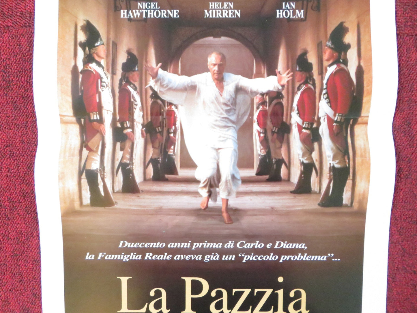 THE MADNESS OF KING GEORGE ITALIAN LOCANDINA POSTER NIGEL HAWTHORNE 1995 Rendezvous Cinema Movie posters