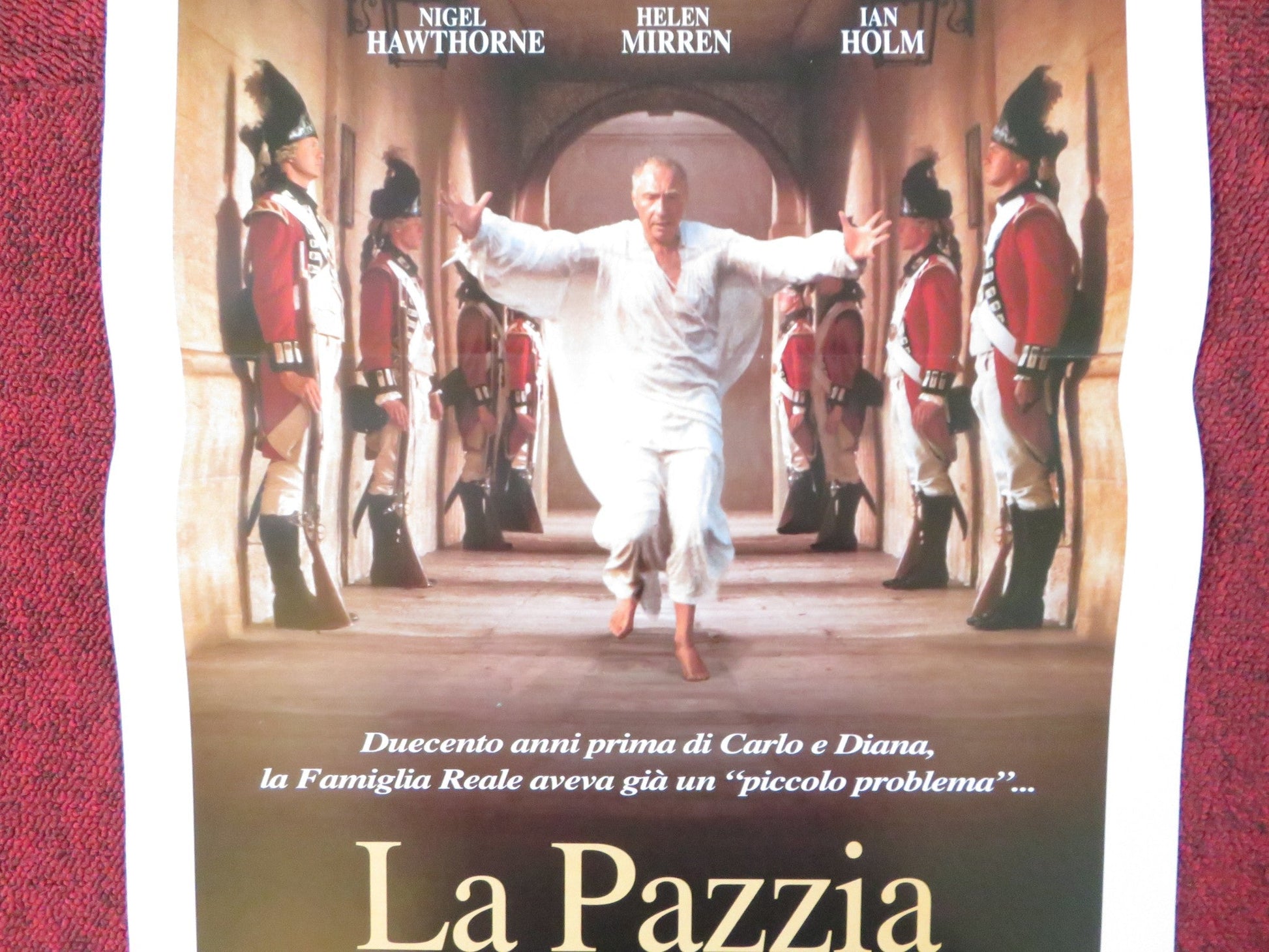 THE MADNESS OF KING GEORGE ITALIAN LOCANDINA POSTER NIGEL HAWTHORNE 1995 Rendezvous Cinema Movie posters