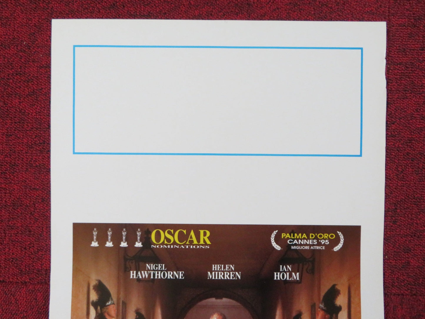 THE MADNESS OF KING GEORGE ITALIAN LOCANDINA POSTER NIGEL HAWTHORNE 1995 Rendezvous Cinema Movie posters