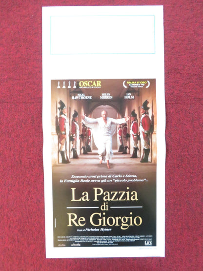 THE MADNESS OF KING GEORGE ITALIAN LOCANDINA POSTER NIGEL HAWTHORNE 1995 Rendezvous Cinema Movie posters