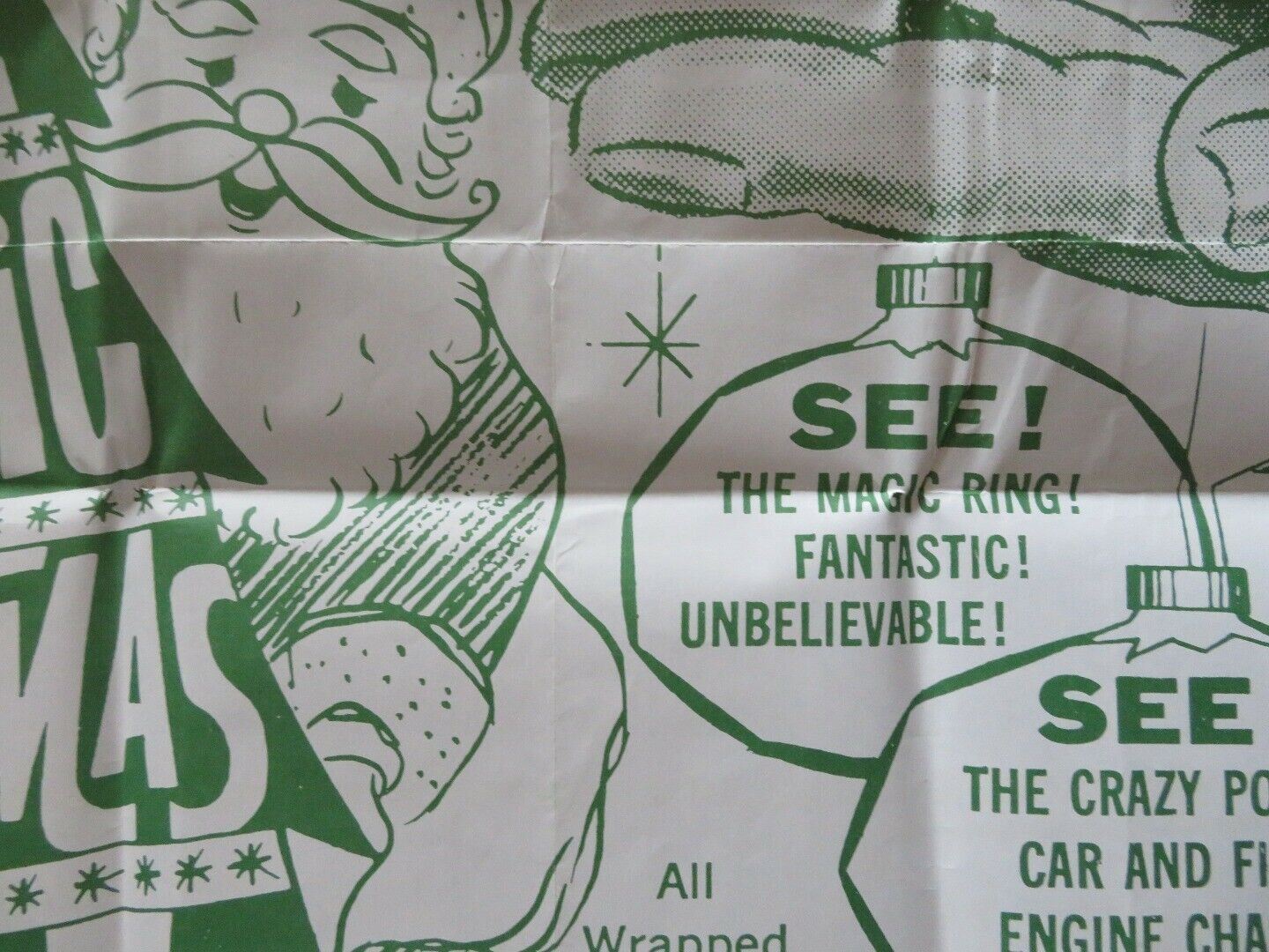 THE MAGIC CHRISTMAS TREE FOLDED US ONE SHEET POSTER CHRIS KROESEN 1964 Movie posters