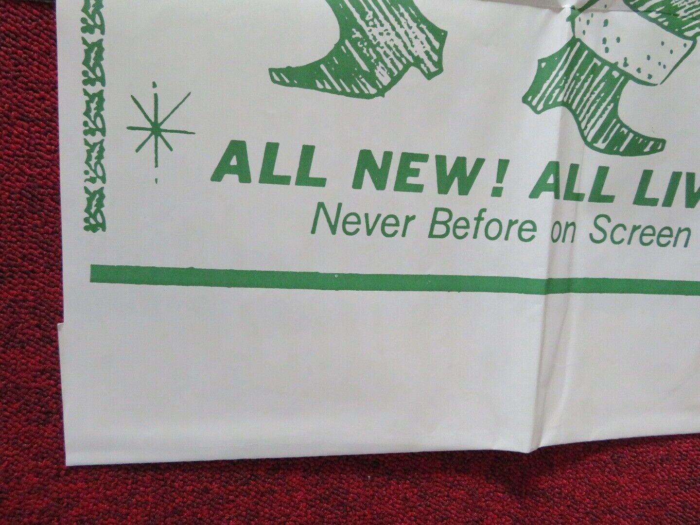 THE MAGIC CHRISTMAS TREE FOLDED US ONE SHEET POSTER CHRIS KROESEN 1964 Movie posters