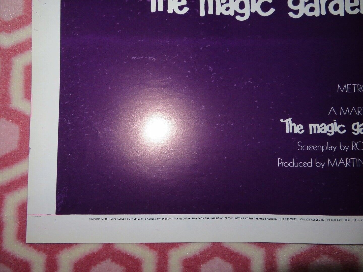 THE MAGIC GARDEN OF STANLEY SWEETHEART US ONE SHEET POSTER LINDA GILLEN 1970 Movie posters