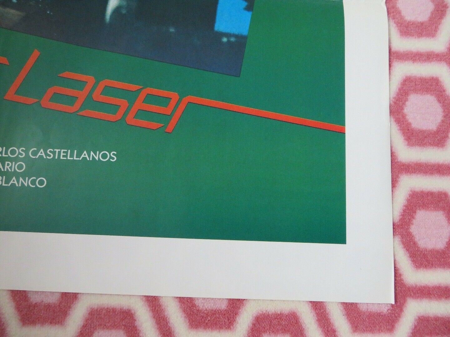 THE MAGIC LASER US ONE SHEET POSTER 1984 JOSE MANUEL ALONSO Movie posters