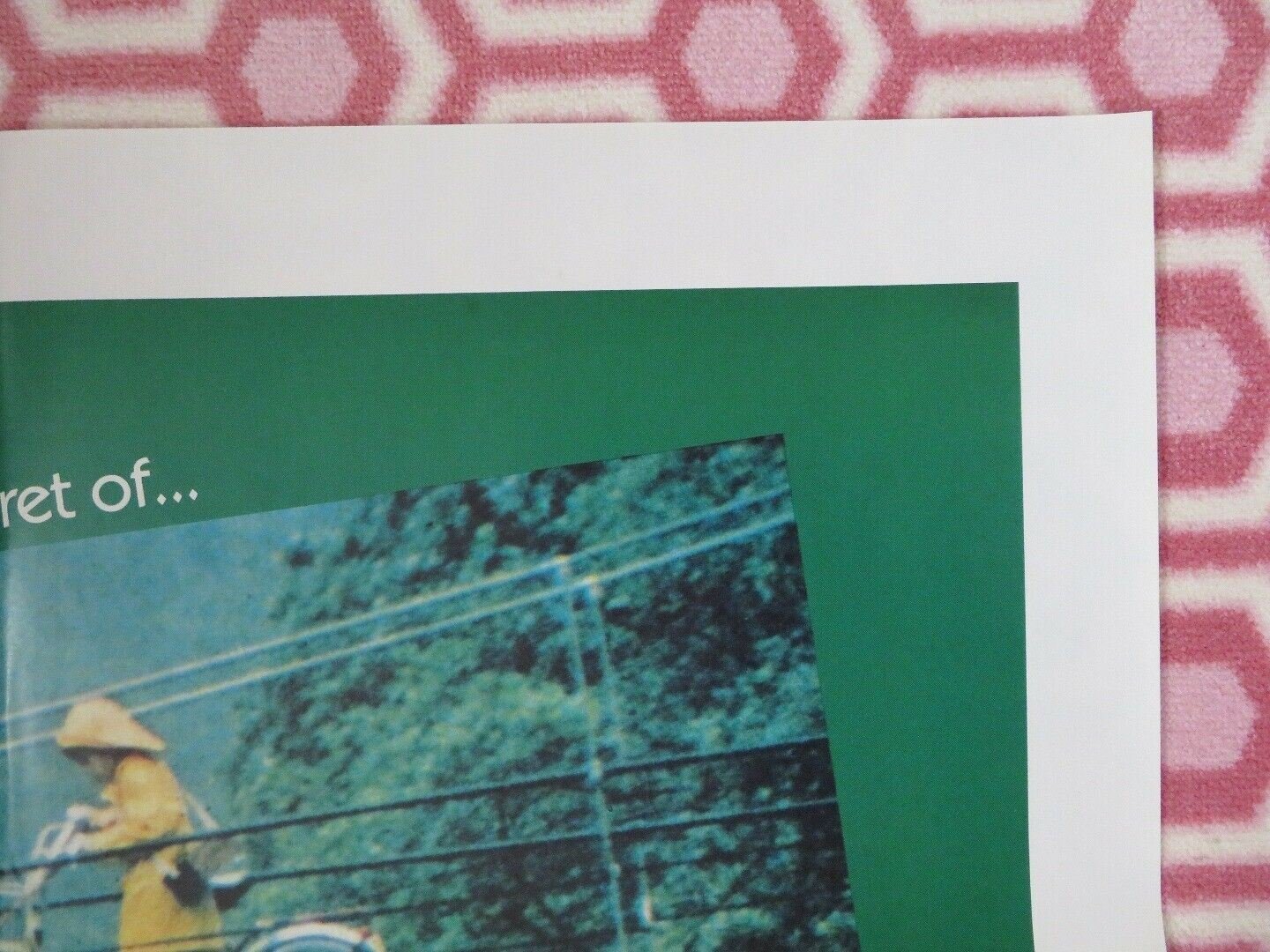 THE MAGIC LASER US ONE SHEET POSTER 1984 JOSE MANUEL ALONSO Movie posters