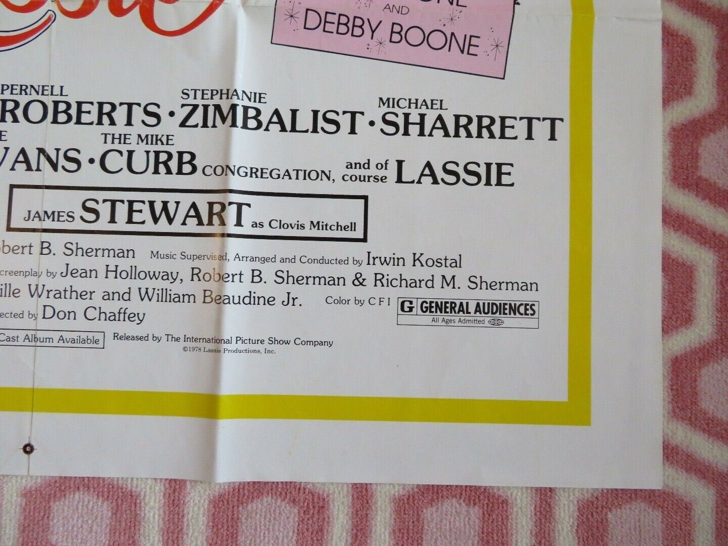 THE MAGIC OF LASSIE US ONE SHEET POSTER MICKEY ROONEY JAMES STEWART 1978 Movie posters