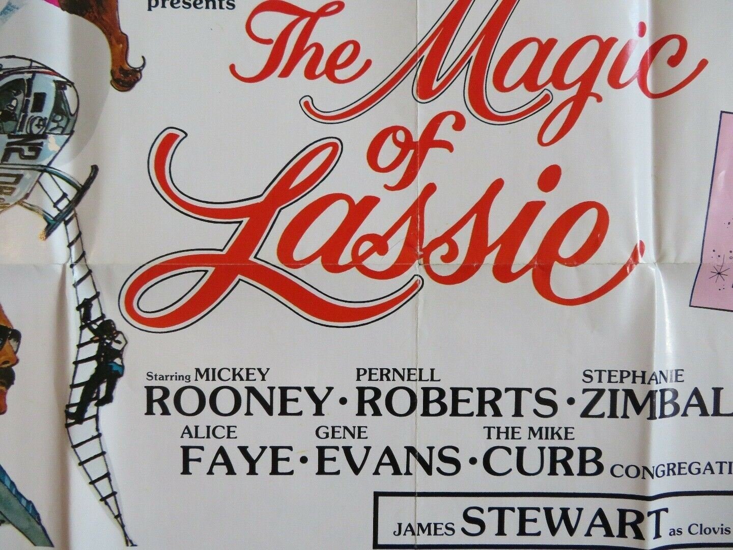 THE MAGIC OF LASSIE US ONE SHEET POSTER MICKEY ROONEY JAMES STEWART 1978 Movie posters