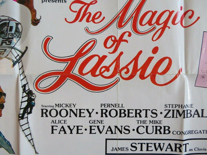 THE MAGIC OF LASSIE US ONE SHEET POSTER MICKEY ROONEY JAMES STEWART 1978 Movie posters