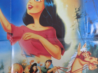 THE MAGIC RIDDLE BRITISH QUAD (30 x 40) POSTER YORAM G ROSS CINDERELLA 1991 Movie posters
