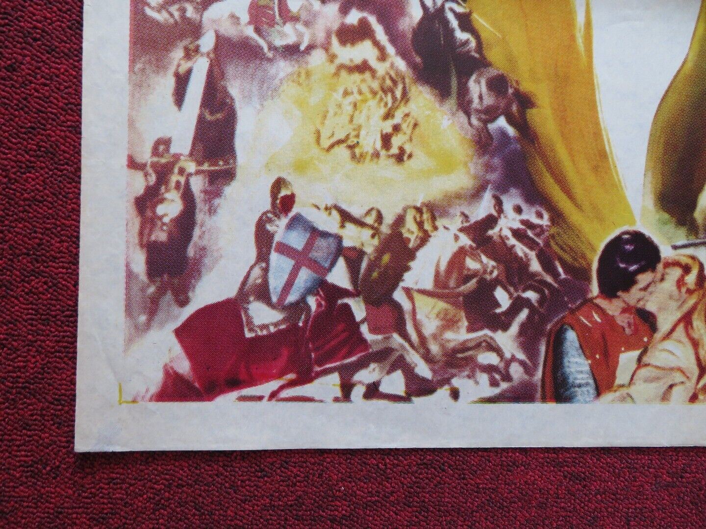 THE MAGIC SWORD FOLDED TURKISH ONE SHEET POSTER BASIL RATHBONE ESTELLE WINWOOD Movie posters
