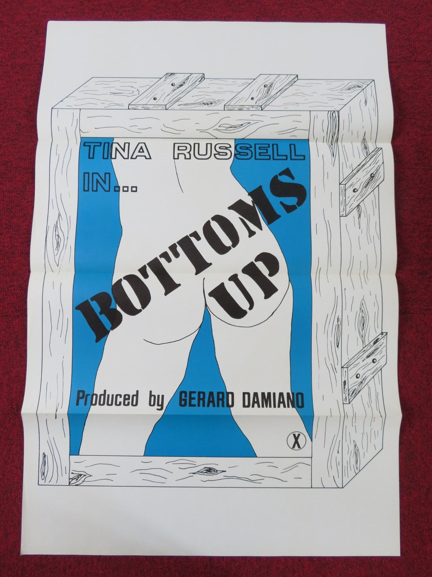 THE MAGICAL RING US TRI FOLDED ONE SHEET ROLLED POSTER TINA RUSSELL 1971 Rendezvous Cinema Movie posters