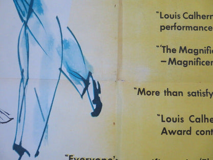 THE MAGNIFICENT YANKEE ONE SHEET POSTER FOLDED LOUIS CALHERN ANN HARDING Rendezvous Cinema Movie posters