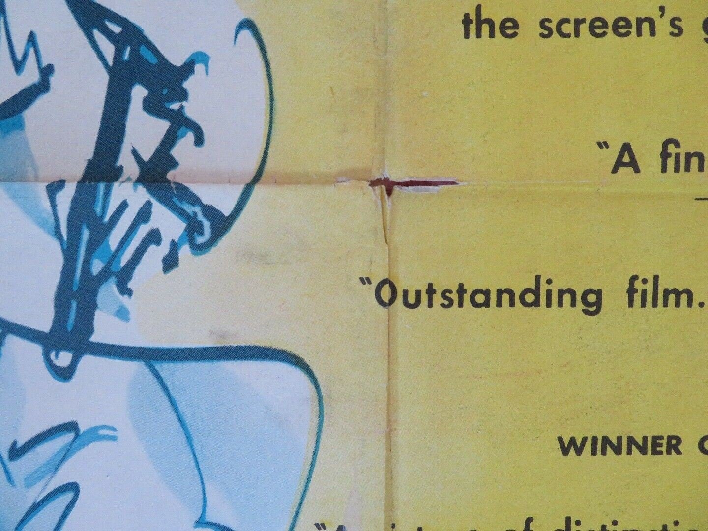 THE MAGNIFICENT YANKEE ONE SHEET POSTER FOLDED LOUIS CALHERN ANN HARDING Rendezvous Cinema Movie posters