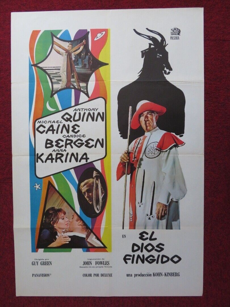 THE MAGNUS / EL DIOS FINGIDO SPANISH ROLLED POSTER MICHAEL CAINE ATHONY QUINN Movie posters