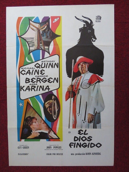 THE MAGNUS / EL DIOS FINGIDO SPANISH ROLLED POSTER MICHAEL CAINE ATHONY QUINN Movie posters