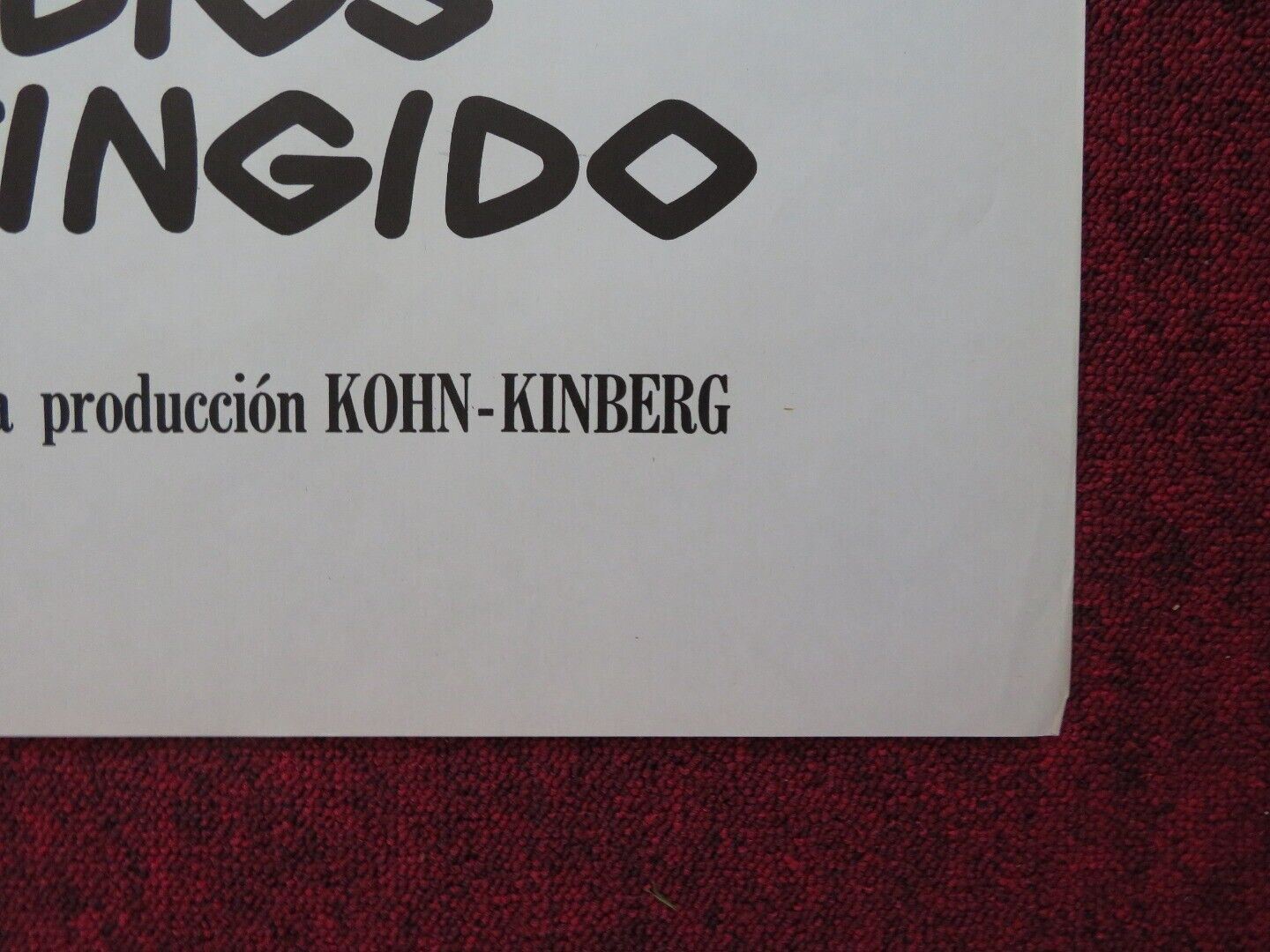 THE MAGNUS / EL DIOS FINGIDO SPANISH ROLLED POSTER MICHAEL CAINE ATHONY QUINN Movie posters