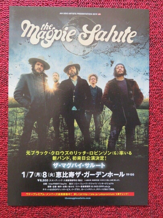 THE MAGPIE SALUTE - LIVE IN JAPAN JAPANESE MUSIC TOUR GIG POSTER 2019 Movie posters