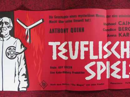 THE MAGUS GERMAN POSTER (27"x 12.5") MICHAEL CAINE ANTHONY QUINN 1968 Movie posters