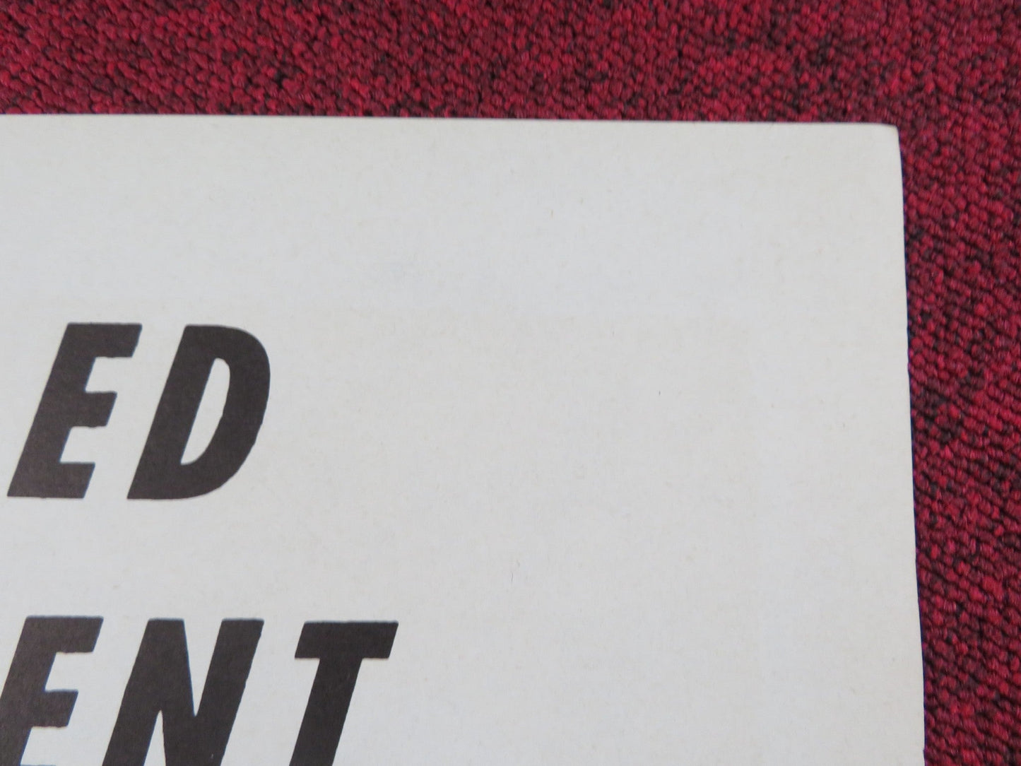 THE MAILBAG ROBBERY FOLDED US ONE SHEET POSTER KAY CALLARD LEE PATTERSON 1957 Rendezvous Cinema Movie posters