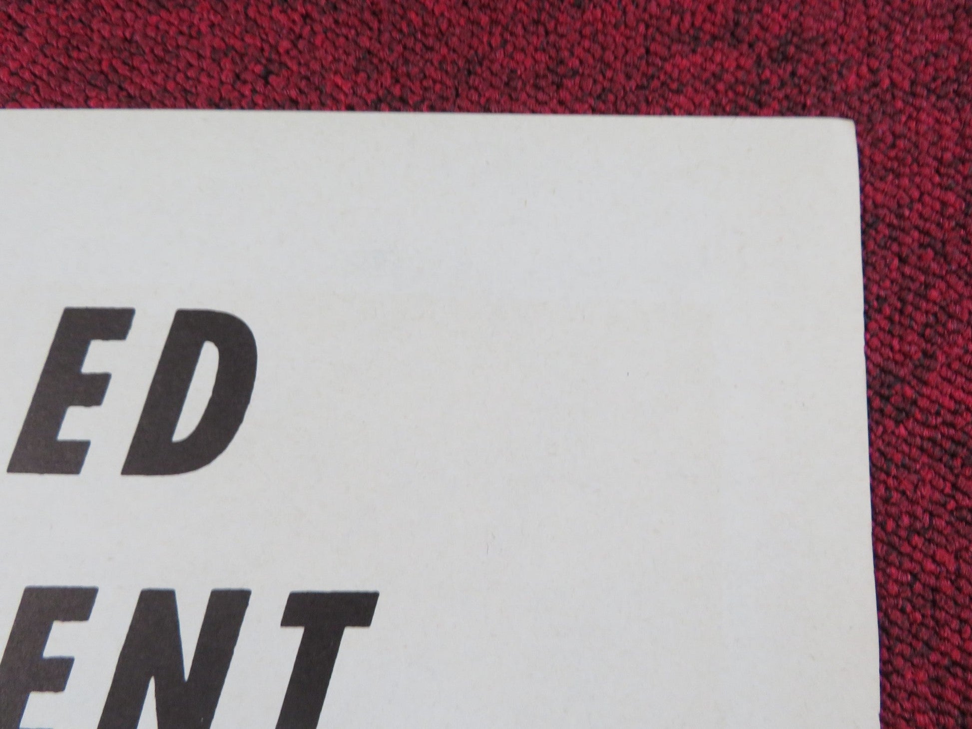 THE MAILBAG ROBBERY FOLDED US ONE SHEET POSTER KAY CALLARD LEE PATTERSON 1957 Rendezvous Cinema Movie posters