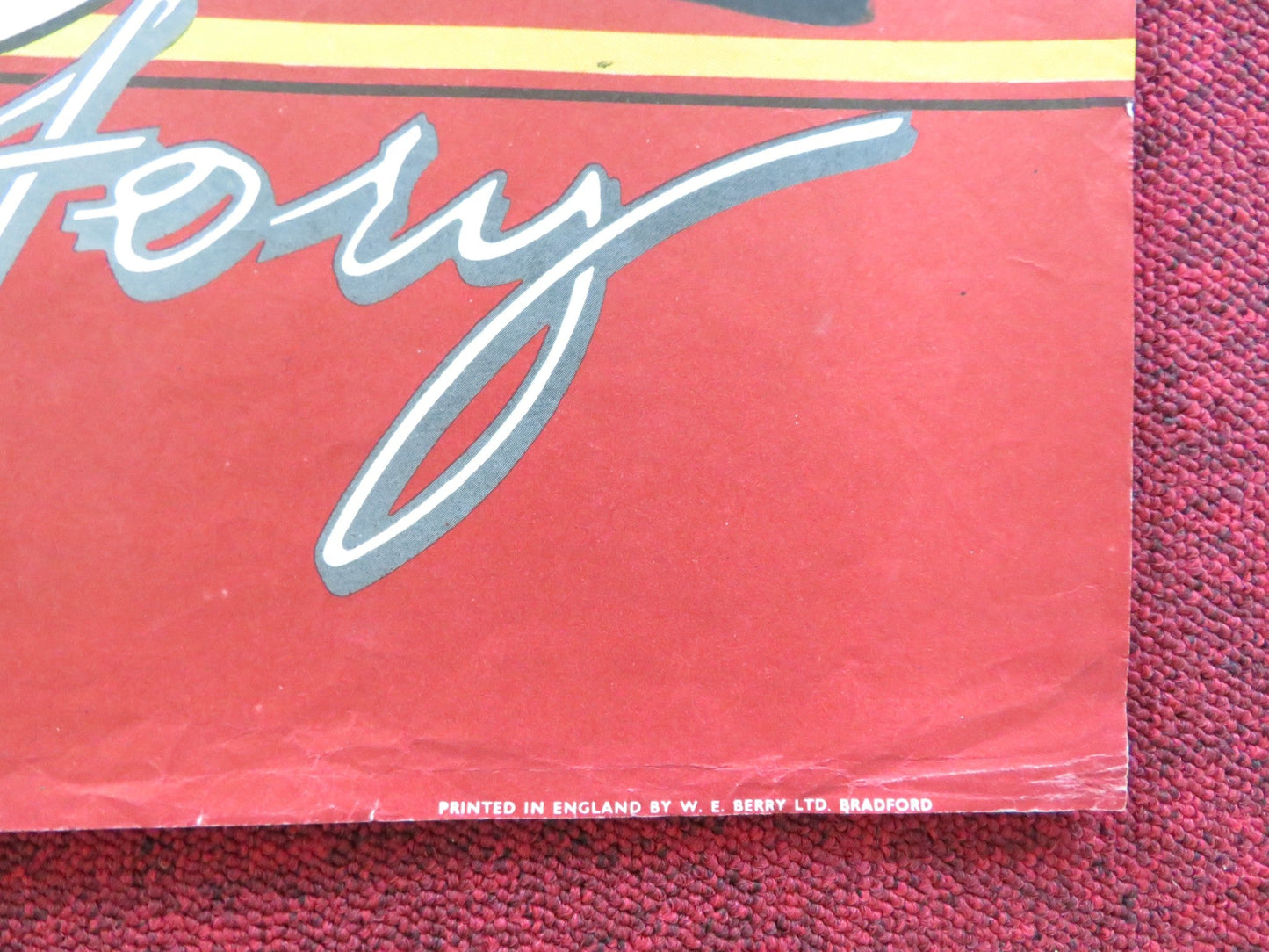 THE MAIN EVENT UK QUAD POSTER FOLDED BARBRA STREISAND RYAN O'NEAL 1979 Rendezvous Cinema Movie posters