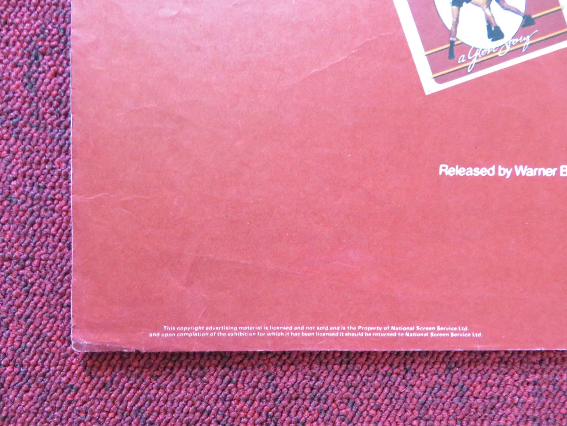 THE MAIN EVENT UK QUAD POSTER FOLDED BARBRA STREISAND RYAN O'NEAL 1979 Rendezvous Cinema Movie posters