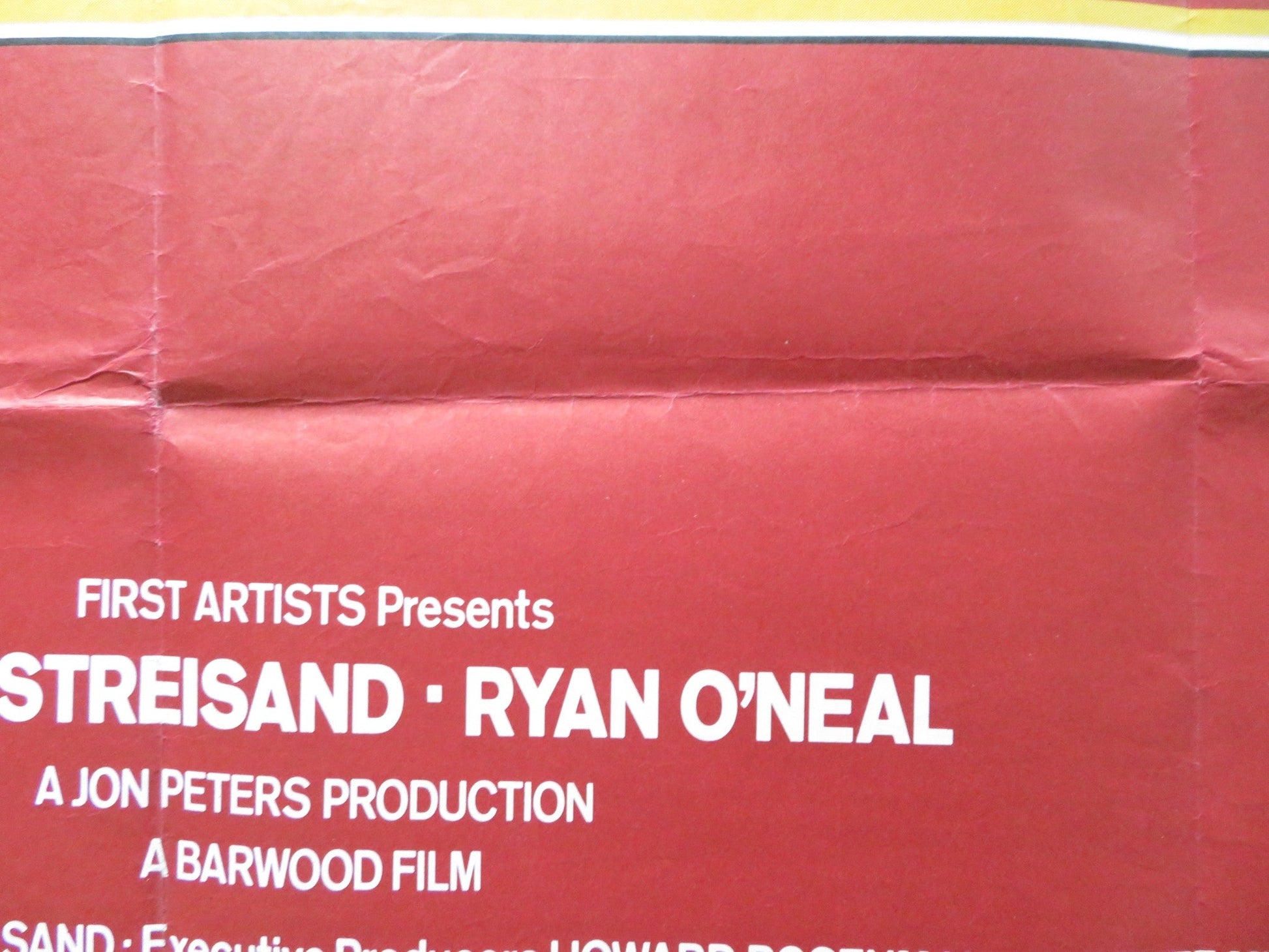 THE MAIN EVENT UK QUAD POSTER FOLDED BARBRA STREISAND RYAN O'NEAL 1979 Rendezvous Cinema Movie posters