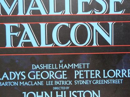 THE MALTESE FALCON U.S ROLLED VHS POSTER HUMPHREY BOGART MARY ASTOR 1981 Rendezvous Cinema Movie posters