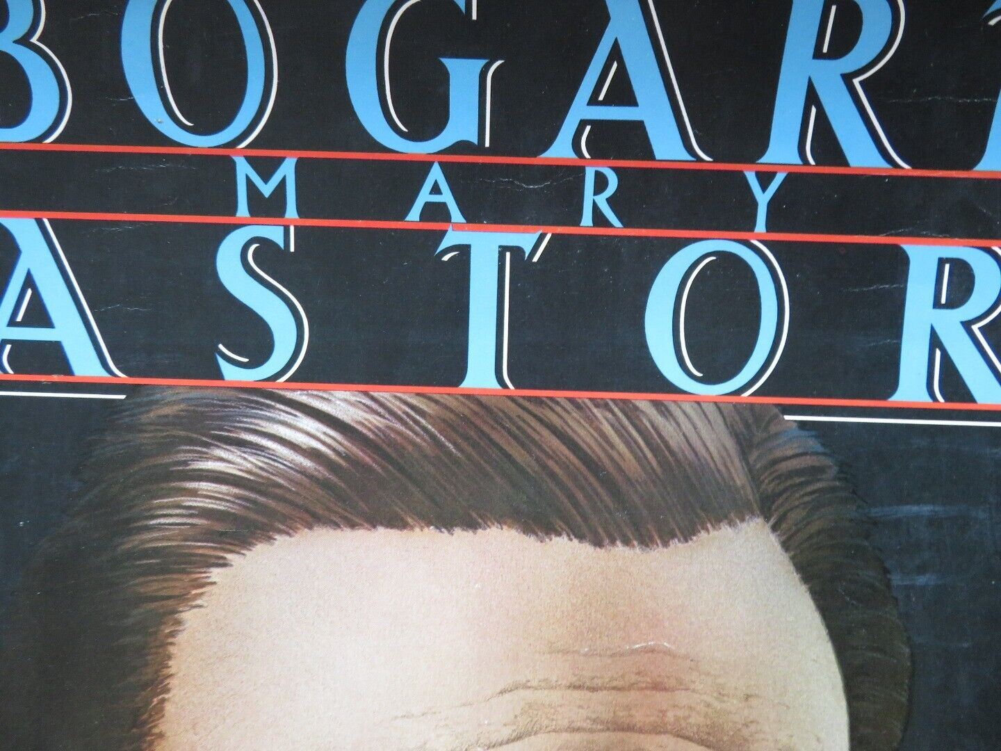 THE MALTESE FALCON U.S ROLLED VHS POSTER HUMPHREY BOGART MARY ASTOR 1981 Rendezvous Cinema Movie posters