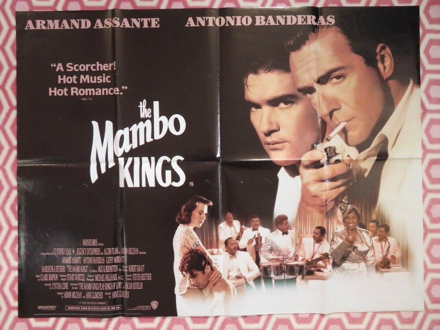 THE MAMBO KINGS BRITISH QUAD (30 x 40) POSTER ANTONIO BANDERAS ARMAND ASSANTE Movie posters