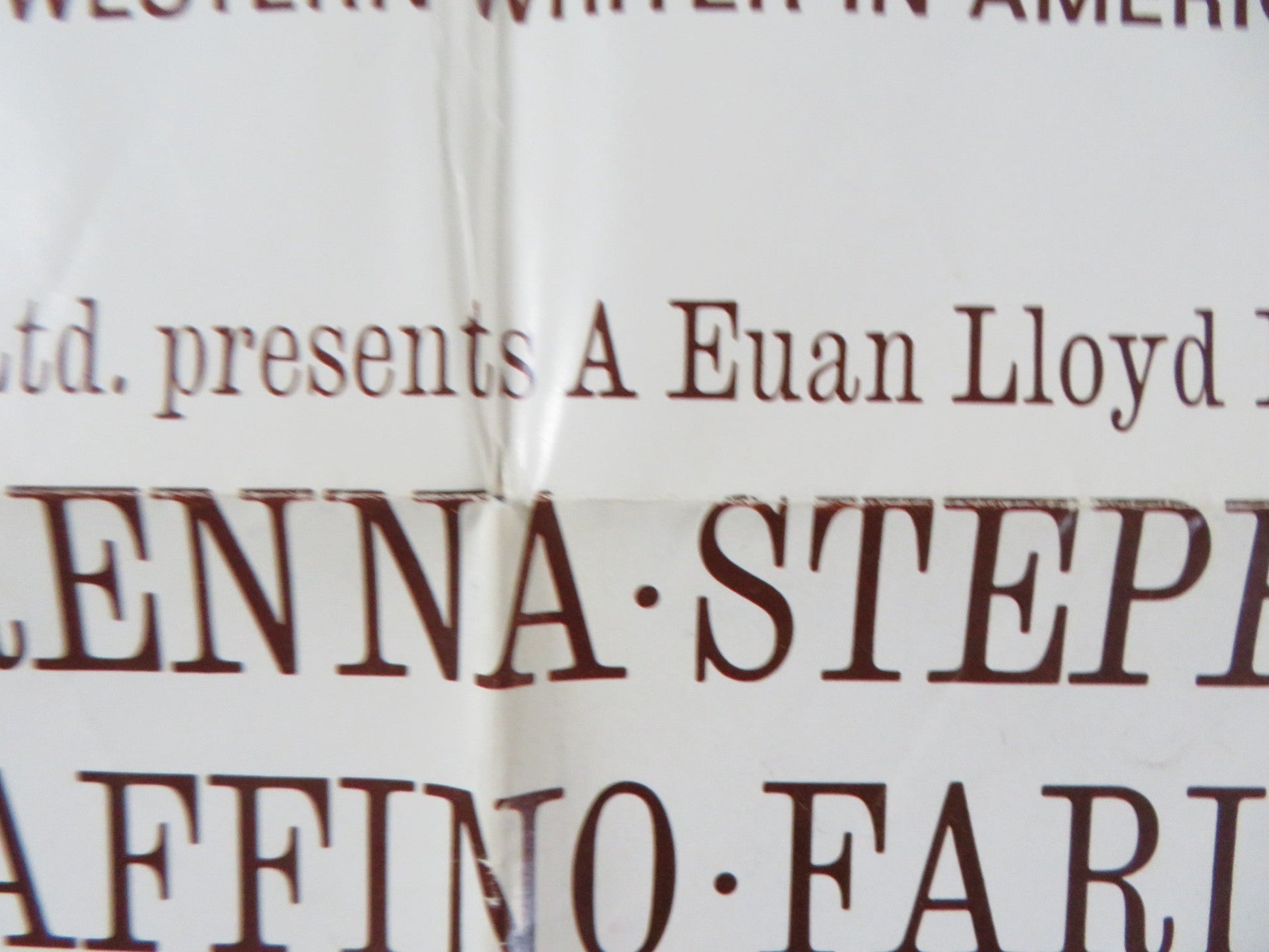 THE MAN CALLED NOON FOLDED US ONE SHEET POSTER RICHARD CREENA STEPHEN BOYD 1973 Rendezvous Cinema Movie posters