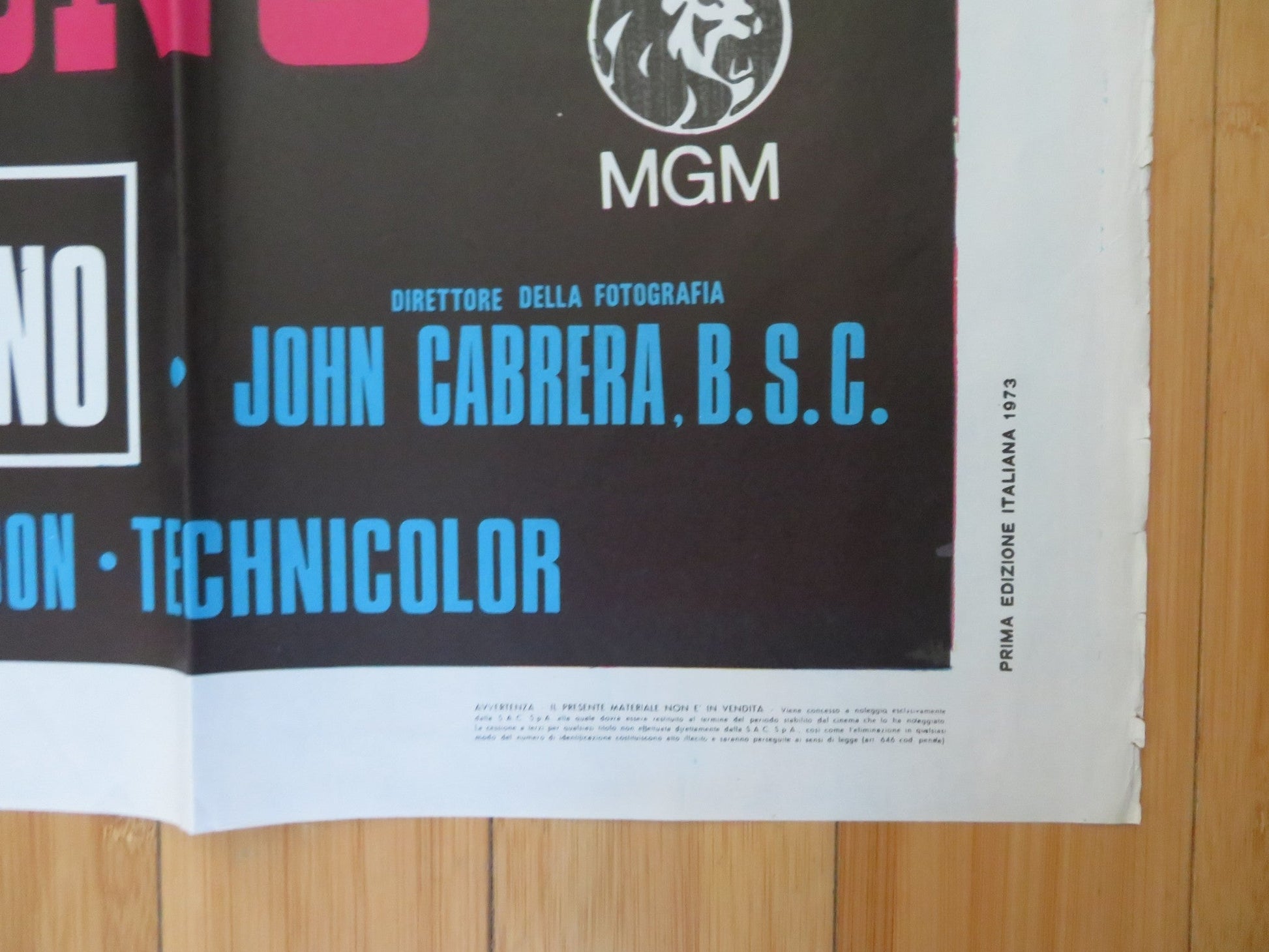 THE MAN CALLED NOON ITALIAN 2 FOGLIO POSTER RICHARD CRENNA STEPHEN BOYD 1973 Rendezvous Cinema Movie posters