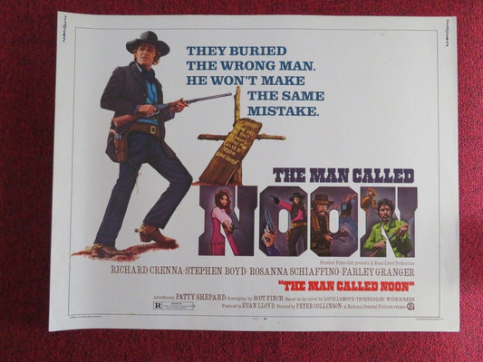THE MAN CALLED NOON US HALF SHEET (22"x 28") POSTER RICHARD CRENNA 1973 Movie posters