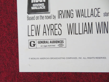 THE MAN FOLDED US ONE SHEET POSTER JAMES EARL JONES MARTIN BALSAM 1972 Rendezvous Cinema Movie posters