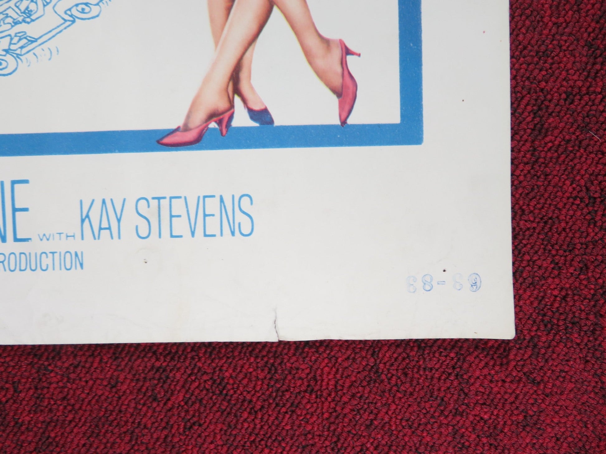 THE MAN FROM THE DINERS' CLUB US HALF SHEET (22"x 28") POSTER DANNY KAYE 1963 Rendezvous Cinema Movie posters